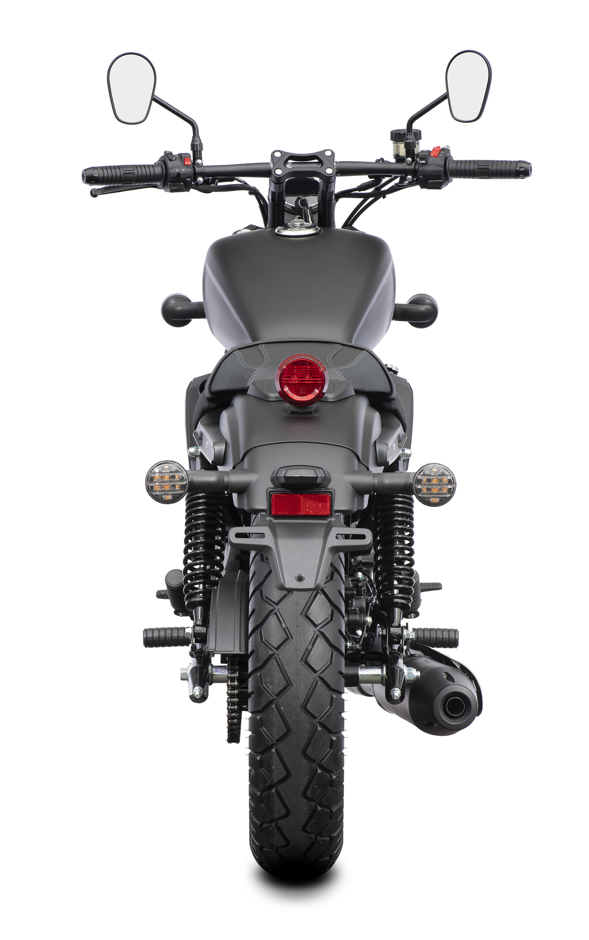 Motorrad Fighter 125 RA-KS schwarz 99 km/h Euro 5+ Schaltmoped Mokick Kleinkraftrad