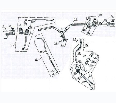 Bremszug hinten 1800mm Lenker/Lenkeranbauteile 730182