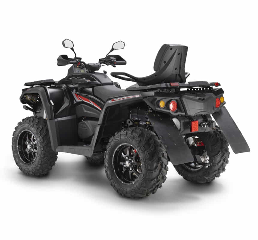 Quad Fighter PC 800 titangrau LOF Euro 5 ATV Straßenzulassung V-Twin V2 Motor
