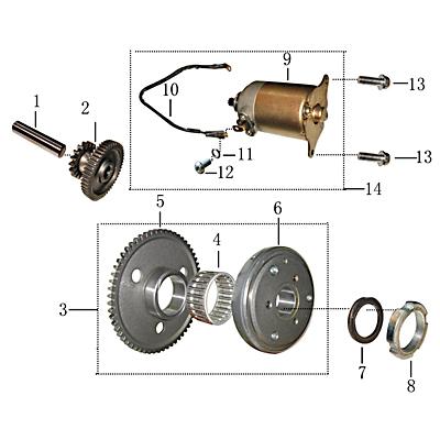Pluskabel Anlasser, Starter 704407