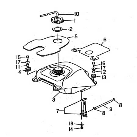 SMC Quad 250 Benzinhahn ATV 250ccm 4Takt 43500-CBT-00 Motorroller.de Kraftstoffhahn Kraftstoffventil Benzin-Hahn Kraftstoff-Ventil Benzin-Ventil UTV