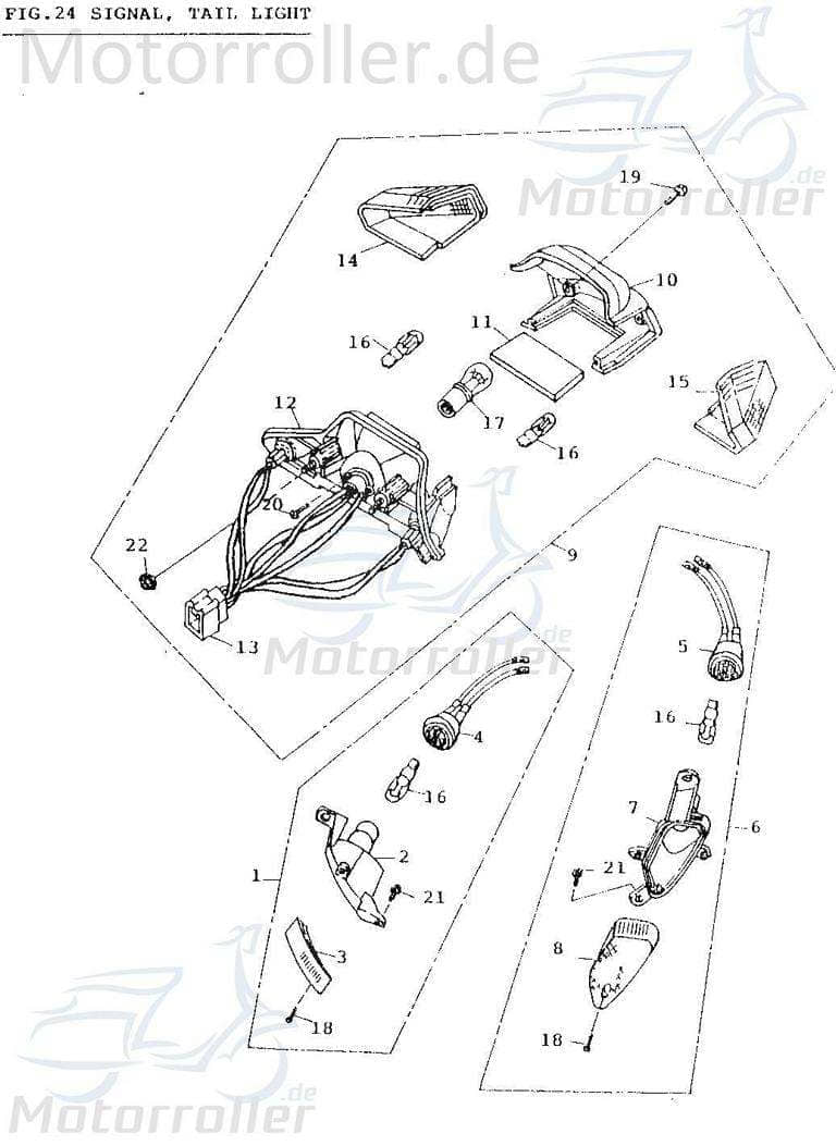 Adly Kreuzschraube M5x16mm verzinkt Scooter ABR-93500-05015 Motorroller.de Linsenschraube Minarelli Moped Ersatzteil Service Inpektion Direktimport