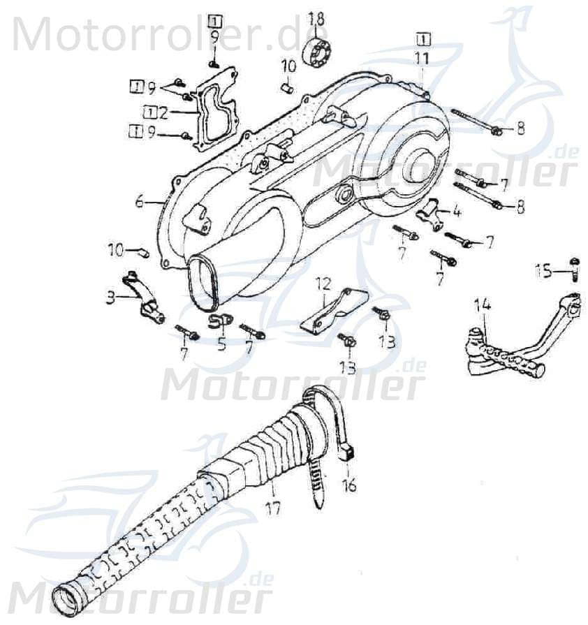 Kickstarterarm / Kickstarterhebel 28300-120-000