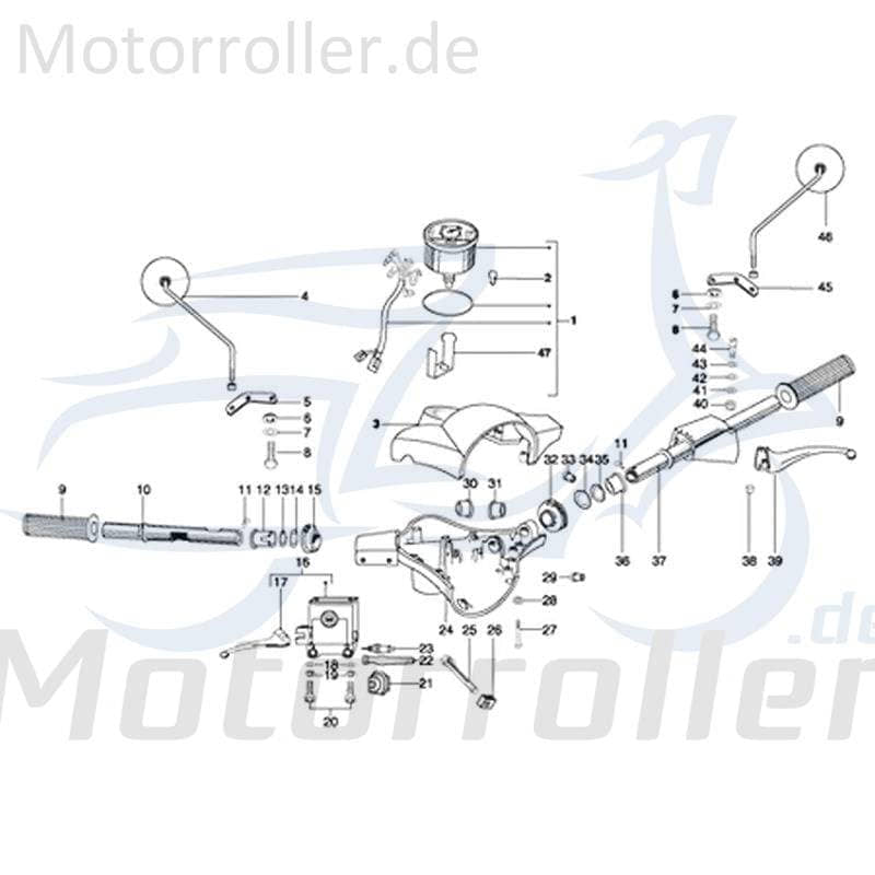 Bremslichtschalter Stopp-Schalter Lenker Motorrad 720286