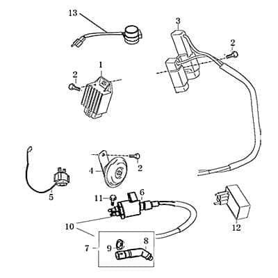 Kreuzschraube M6x20mm verzinkt Rex RS450 Roller 700073 Motorroller.de Linsenschraube 50ccm-2Takt Scooter RS460 BOSTON 8 Ersatzteil Service