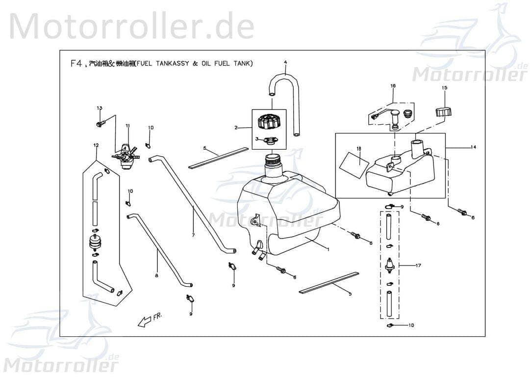 PGO Dichtgummi Tankdeckel X-RIDER 150 Dichtung 150ccm 4Takt Motorroller.de Dichtring Staubring PGO 50ccm-2Takt Quad ATV X-RIDER 110 UTV Ersatzteil