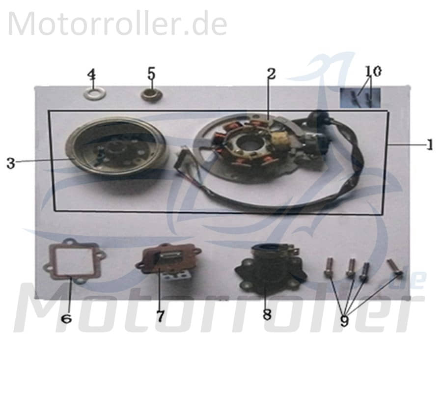 Kreidler Galactica 3.0 LC 50 DD Dichtung 50ccm 2Takt E1102-MMA-0000 Motorroller.de Membranventil Abdichtung SEAL Gasket Minarelli liegend Scooter