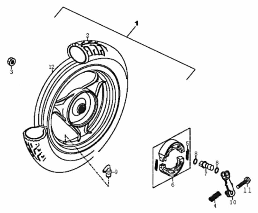 Druckfeder Hinterrad Motorrad Kreidler Florett 82459