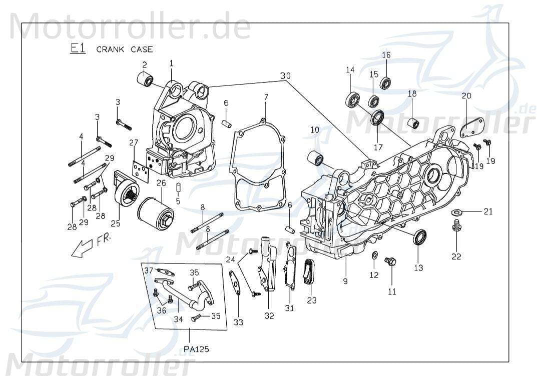 Dichtung Ölfilter Oelfilter C1082042000 von PGO