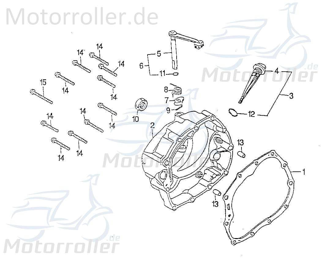 SMC Chopper 125 Halteplatte Halter 125ccm 4Takt 25732-CHP-00 Motorroller.de Stahlplatte Montageschiene Fixierung Halterung Montageplatte Grundplatte