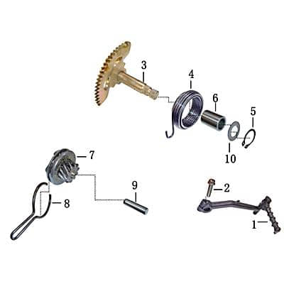 Buchse Kickstarter 20x15x30mm Rex Hülse Roller 50ccm 2Takt Motorroller.de Distanzhülse Lagerbuchse Passhülse Distanzbuchse Abstandsbuchse 1E40QMB