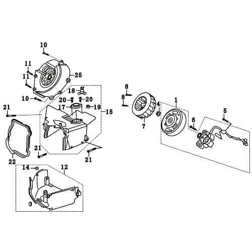 Rex SPEEDY FLASH Schraube ST5x16mm 125ccm 4Takt FIG-E9-11 Motorroller.de verzinkt Bundschraube Maschinenschraube Flanschschraube Flansch-Schraube