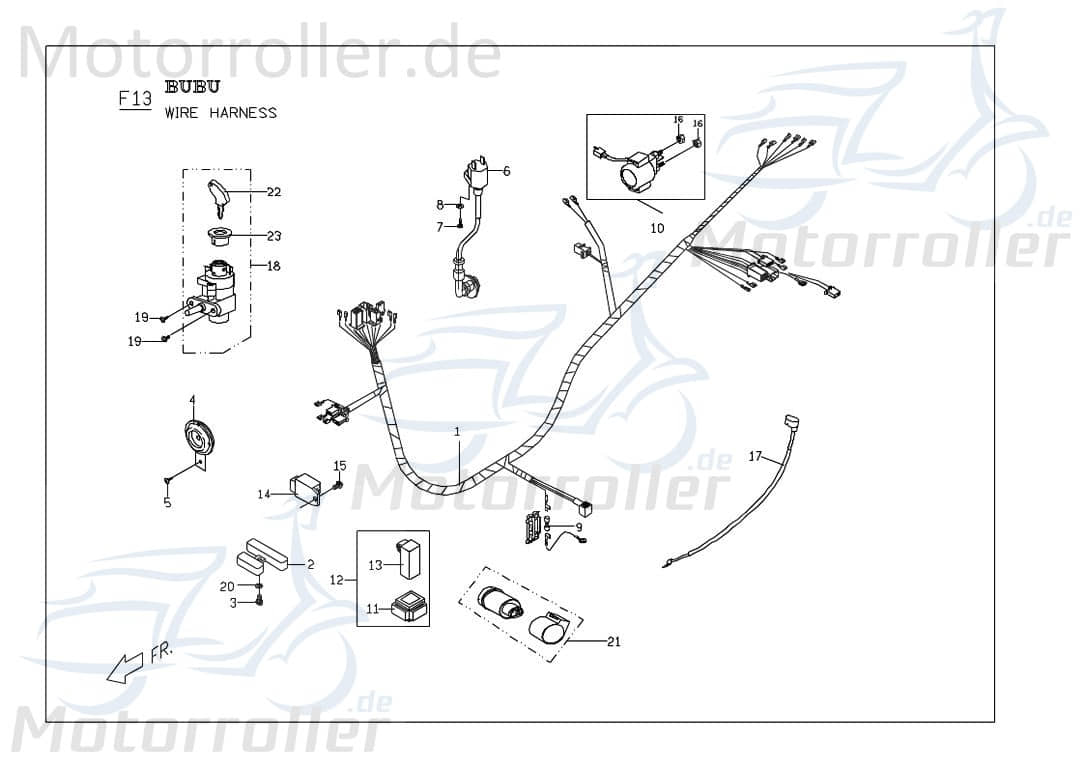 PGO Zündspule Big Max 50 Zündkabel Zündung Roller 50ccm 2Takt Motorroller.de Zündmodul Kerzenstecker Zünd-Kabel Zünd-Spule Kerzen-Stecker Zünd-Modul