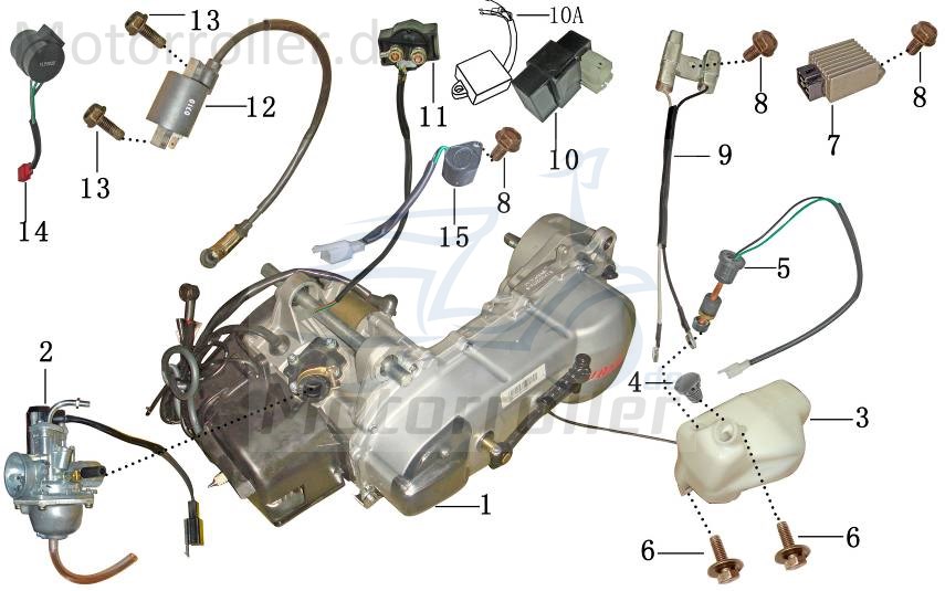 Starterrelais 12V 150A 50cc BAO-301400-139QMA-0000
