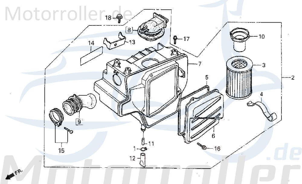 Luftfilter Einsatz VC-VT VTF19 DAE-17213-BA7-9000