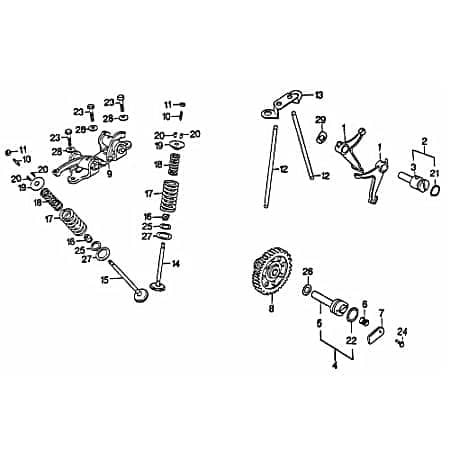 Auslassventil Explorer Motorventil Abgasventil 199ccm 4Takt Motorroller.de Motor-Ventil Auslass-Ventil Abgas-Ventil 199ccm-4Takt Quad ATV SMC Quad 150