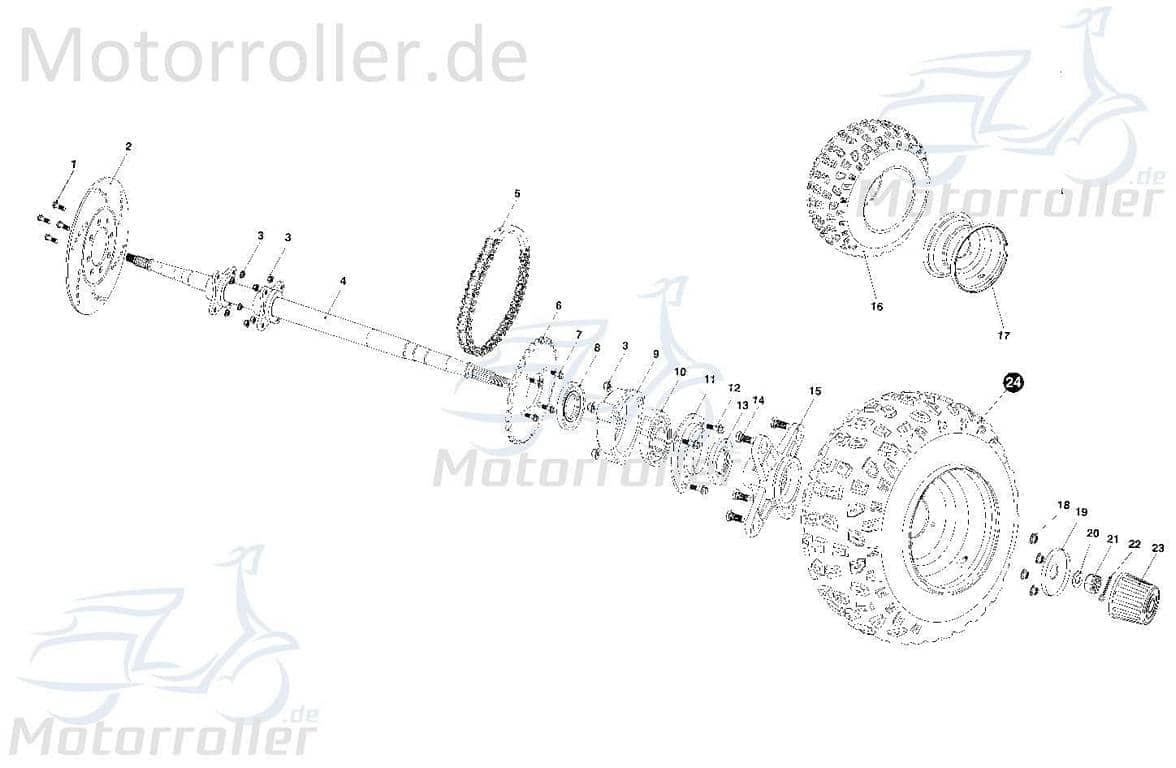 Haltescheibe für Radnabenabdeckung 8.020.029