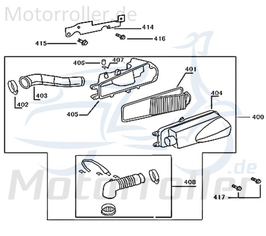 Bundschraube M8x12mm Jonway Florett 2.0 50 City Roller 741010 Motorroller.de Maschinenschraube Flanschschraube Flansch-Schraube Maschinen-Schraube