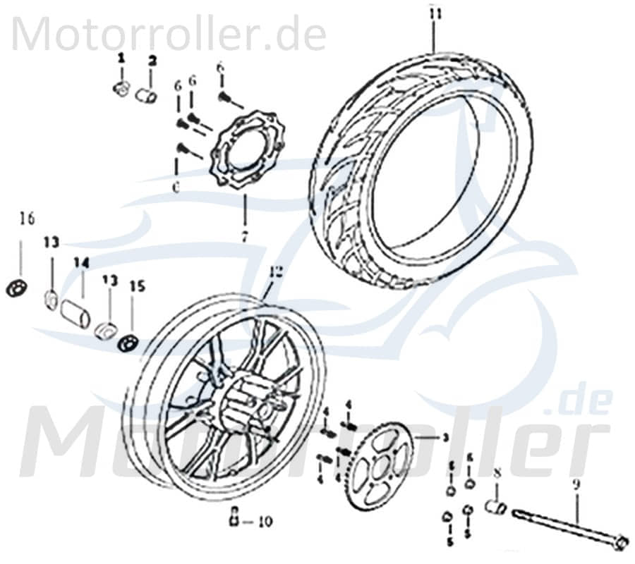 Reifen 130/7017 Sommerreifen 733336