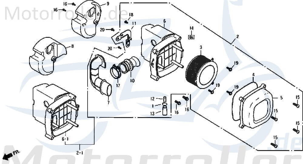 Luftfiltereinsatz VL Luft-Filter DAE-17213-BA1-0000