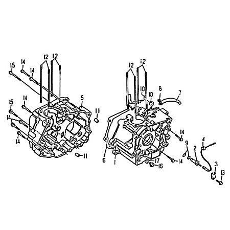 Kurbelgehäuse rechts Rex Quad 150 Motorblock ATV 233ccm 90327 Motorroller.de Motorgehäuse 233ccm-4Takt Quad 250 Offroad Ersatzteil Service Inpektion
