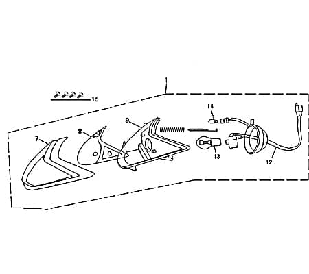 Kreidler MONZA 50 Race Urban Scheinwerfer 50ccm 4Takt 741290 Motorroller.de Frontscheinwerfer Hauptscheinwerfer Front-Scheinwerfer Vorderlicht Scooter
