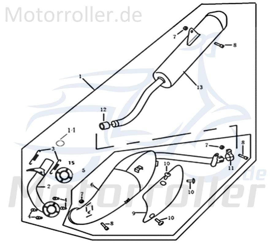 SMC Sicherungsmutter M8 Sicherheitsmutter 700-6187-08-WZ Motorroller.de selbsthemmende Sicherungs-Mutter Stopmutter Stop-Mutter Scooter Moped Service