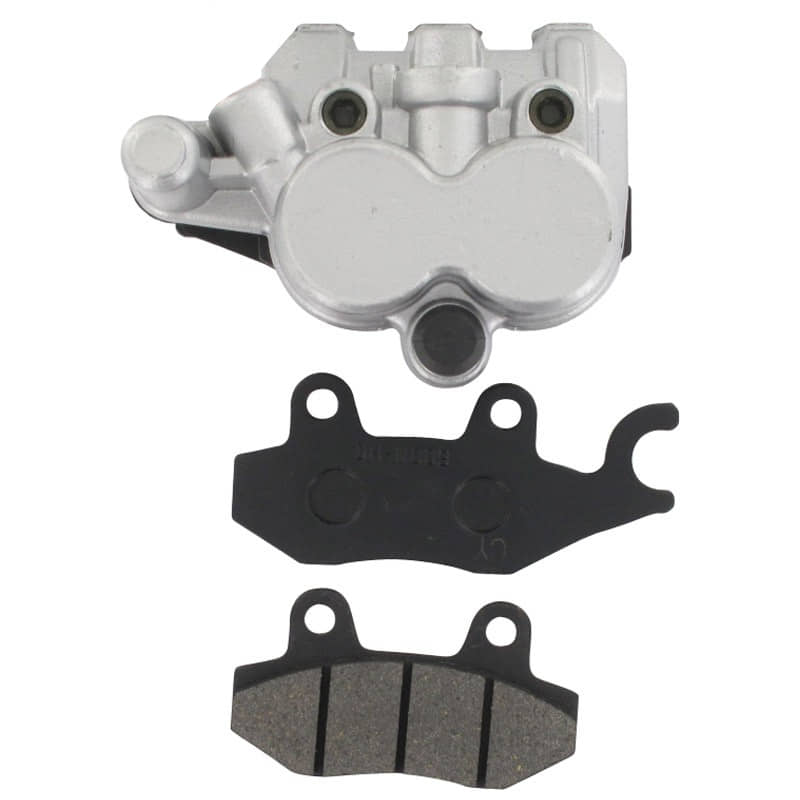 Rex Imola 125 Bremssattel silber Motorroller.de Bremszange 125ccm 4Takt 152QMI YY125QT-28 125cc 4T GY6 vorne links Brems-Sattel Brems-Zange