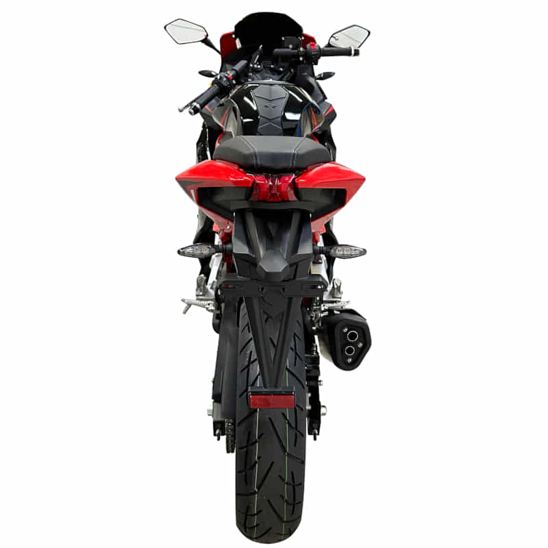 Motorrad Fighter 125 BL-S rot 95 km/h Euro 5+ Schaltmoped 125ccm 4 Takt Leichtkraftrad Krad Kraftrad
