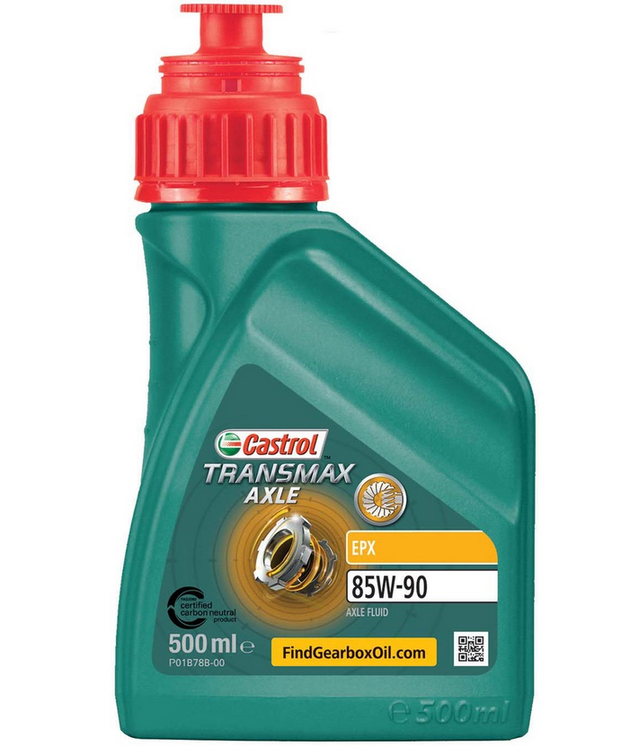 Getriebeöl SAE 85W-90 Castrol "Transmax Axle EPX" 500 ml Flasche