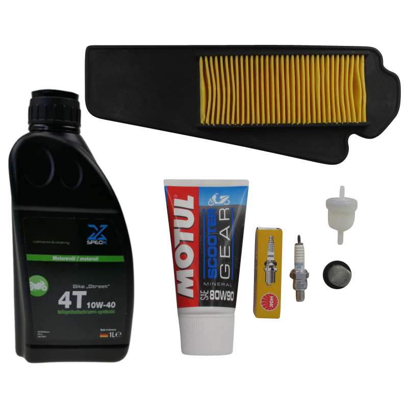 Inspektion Set 4Takt 50ccm 139QMA/QMB Jonway Wartung 8007170 Motorroller.de Satz Service Kit Scooter Florett 2.0 50 City Kreidler Florett 50 City