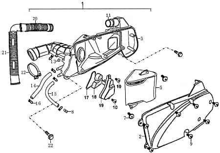 Entlüftungsschlauch 8x9.5x150mm 152QMI GY6 AGM 125ccm 4Takt Motorroller.de Ablaufleitung Entlüftungs-Schlauch Scooter Firejet 125 Fighter 125 Sport