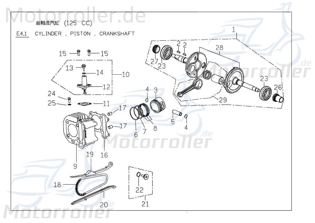 Zylinderfußdichtung Dichtung Zylinderfuss C1064111000