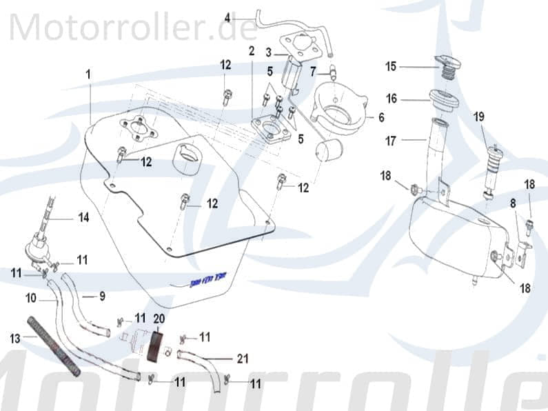Spiralfeder Schlauchschutz Generic Onyx 50 08354B920000 Motorroller.de Antriebsfeder Eppella Buggy 125ccm-4Takt Scooter Sirion 50 Moped Ersatzteil