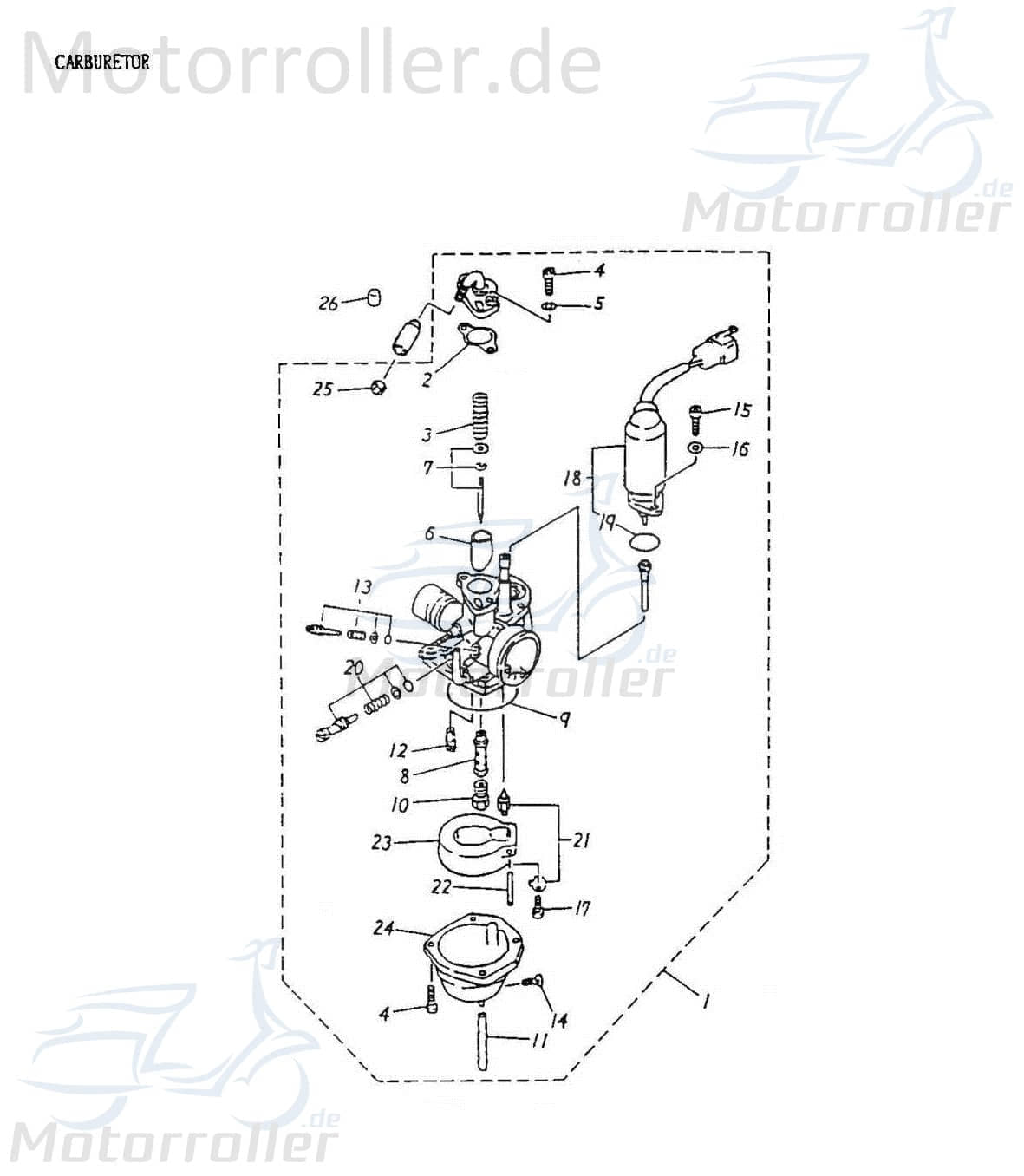 Kaltstarter VM16 2Takt 50ccm 17215-116-000