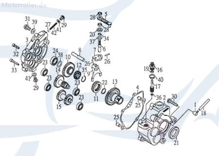 Zahnrad 90878 für 50ccm 2Takt von Motorroller.de