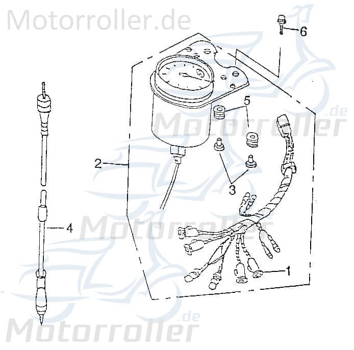 Schraube M 6 x 20 Bundschraube 96416-06020-R