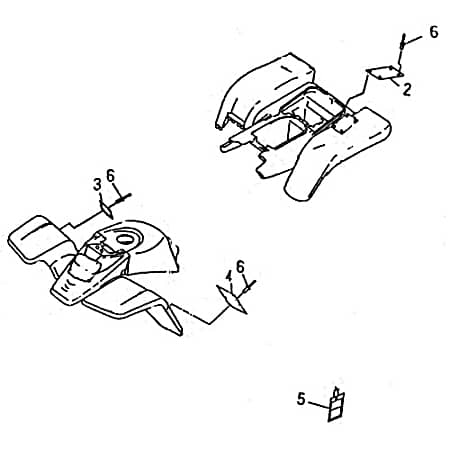 Aufkleber Hinweise Reifendruck 56576-RAM-00