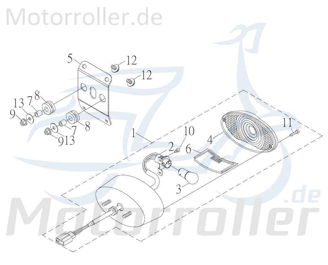 Halter 73313 für 125ccm-170ccm 4Takt