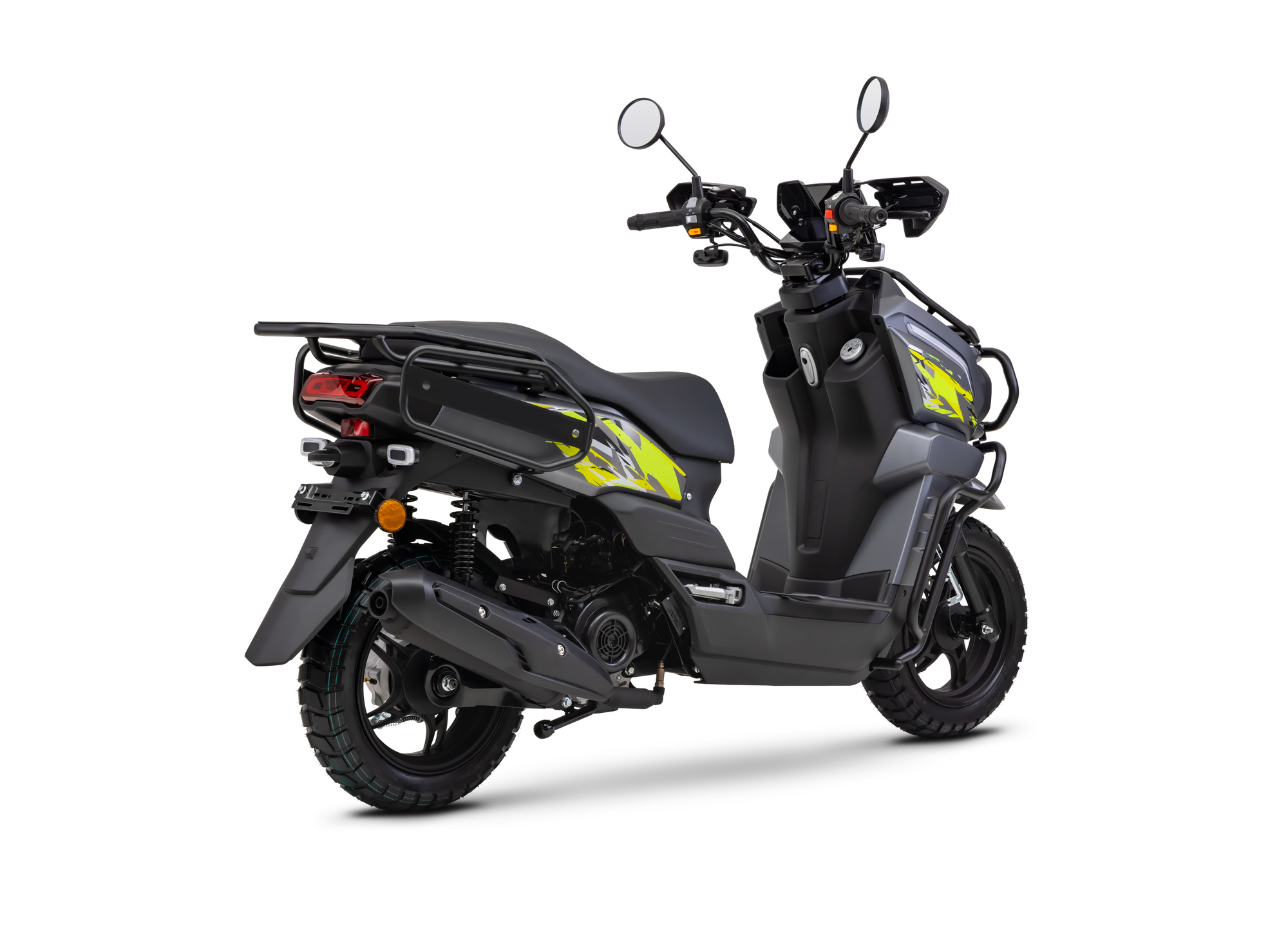 Motorroller Fighter 50 RT grau 45 km/h Euro 5 Scooter Mokick Roller