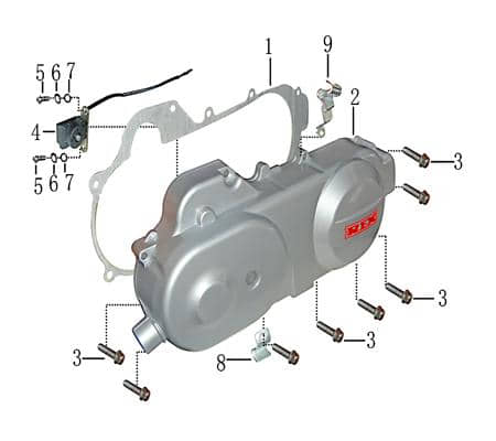Halter Gaszug 704079 von Motorroller.de