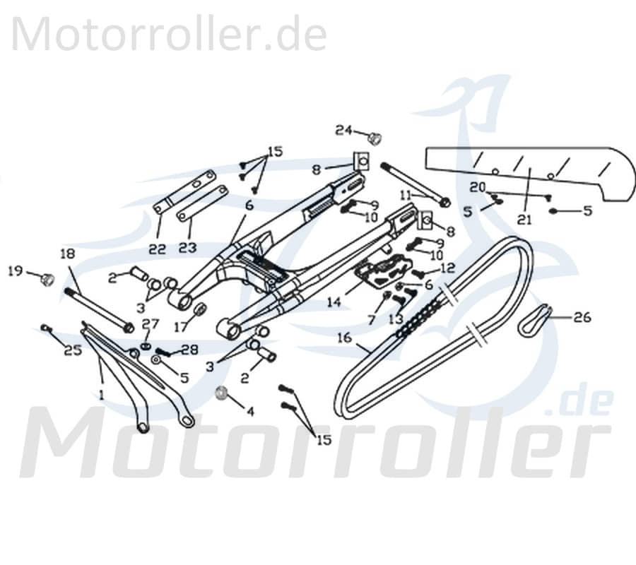 Antriebskette Motorradkette 730734