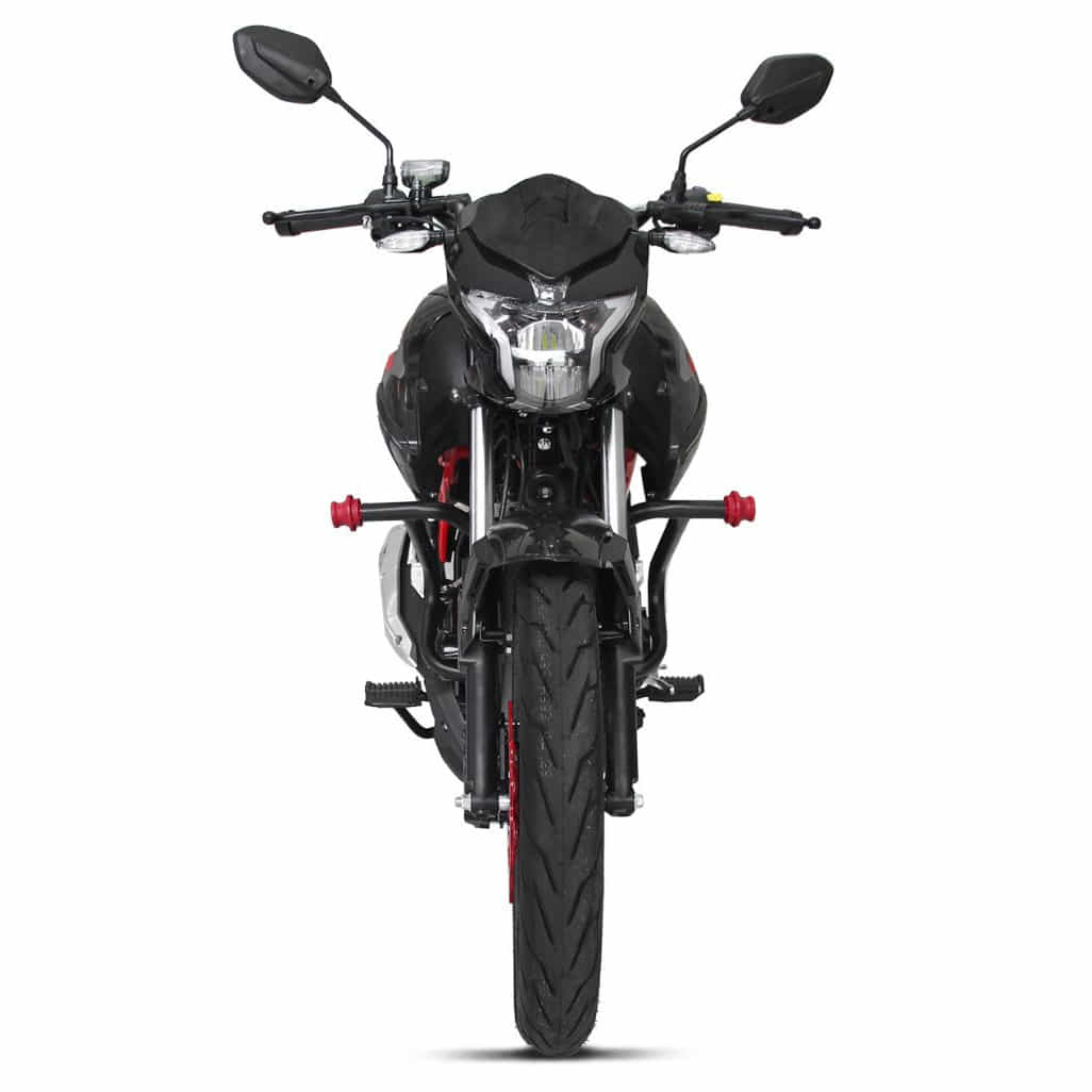 Motorrad Fighter 125 SR-S schwarz-rot Euro 5 125ccm Schaltmoped Leichtkraftrad