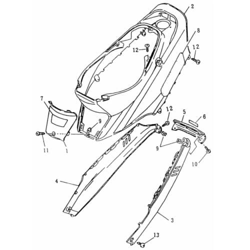 Emblem Silverstreet bis Mod. 01 Heckverkleidung 75642