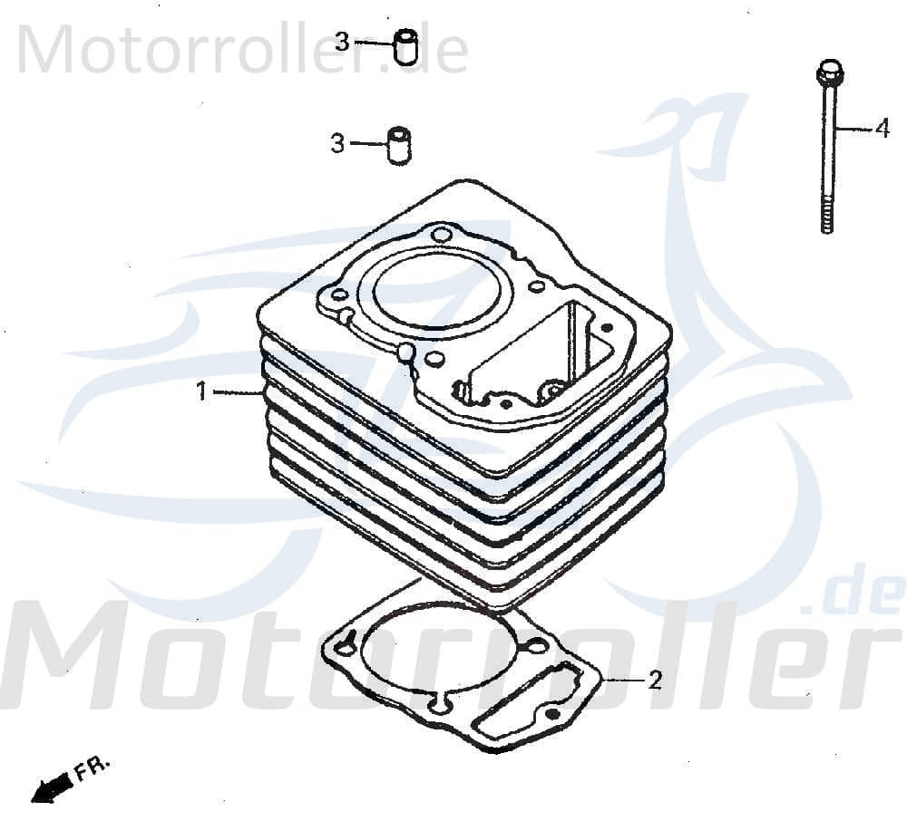 Dichtung Zylinderfuß VC-VT DAE-12191-BA7-0000-EU