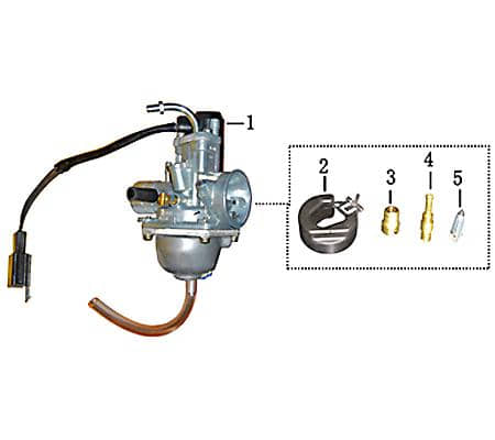 Düsennadel Vergasernadel Vergaser VM16 Rex Roller 50ccm 2Takt Motorroller.de Vergaser-Nadel Düsen-Nadel Gasschiebernadel Gasschieber-Nadel 1E40QMB