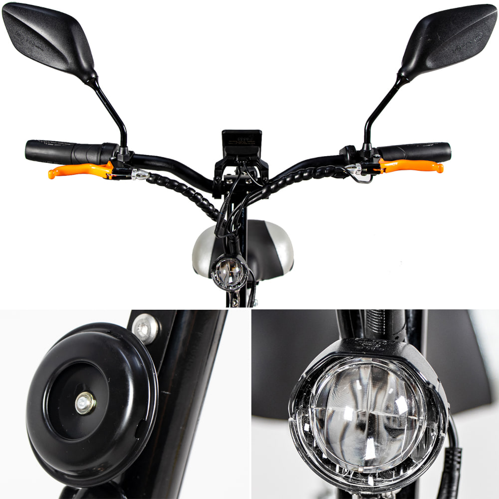 Elektroroller Scoody 20 E-Joy 20 km/h 36V-12Ah Bleigel-Akku 500 Watt E-Scooter E-Roller