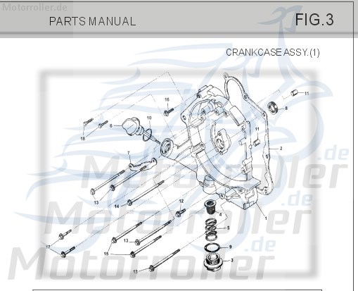 Schraube M6x95mm Eppella Buggy 150 150ccm 96411-06095-C Motorroller.de Bundschraube Maschinenschraube Flanschschraube Flansch-Schraube Ersatzteil