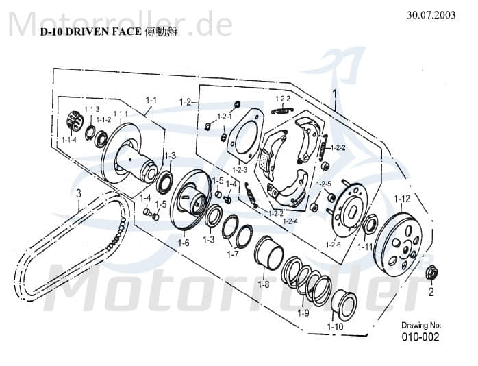 AEON Dämpfergummi Overland 180 Silentblock Quad 22804-119-000 Motorroller.de Gummilager Dämpferbuchse Gummianschlag Dämpfungsgummi Dämpfungsbuchse ATV