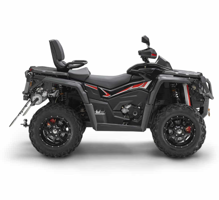 Quad Fighter PC 1000 titangrau LOF Euro 5 ATV Straßenzulassung V-Twin Motor